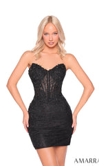Amarra Short Party Dress 89003
