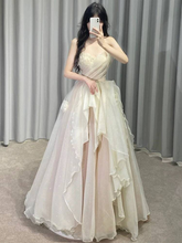 Timeless Ball Gown Strapless Yellow Chiffon Prom Dresses Party Dress Birthday Outfits Graduation Dress AU395