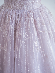 Shinning Ball Gown Deep V Neck Pink Sequin Long Prom Dresses Impress 19th Birthday Outfits Prom Gown RB1900