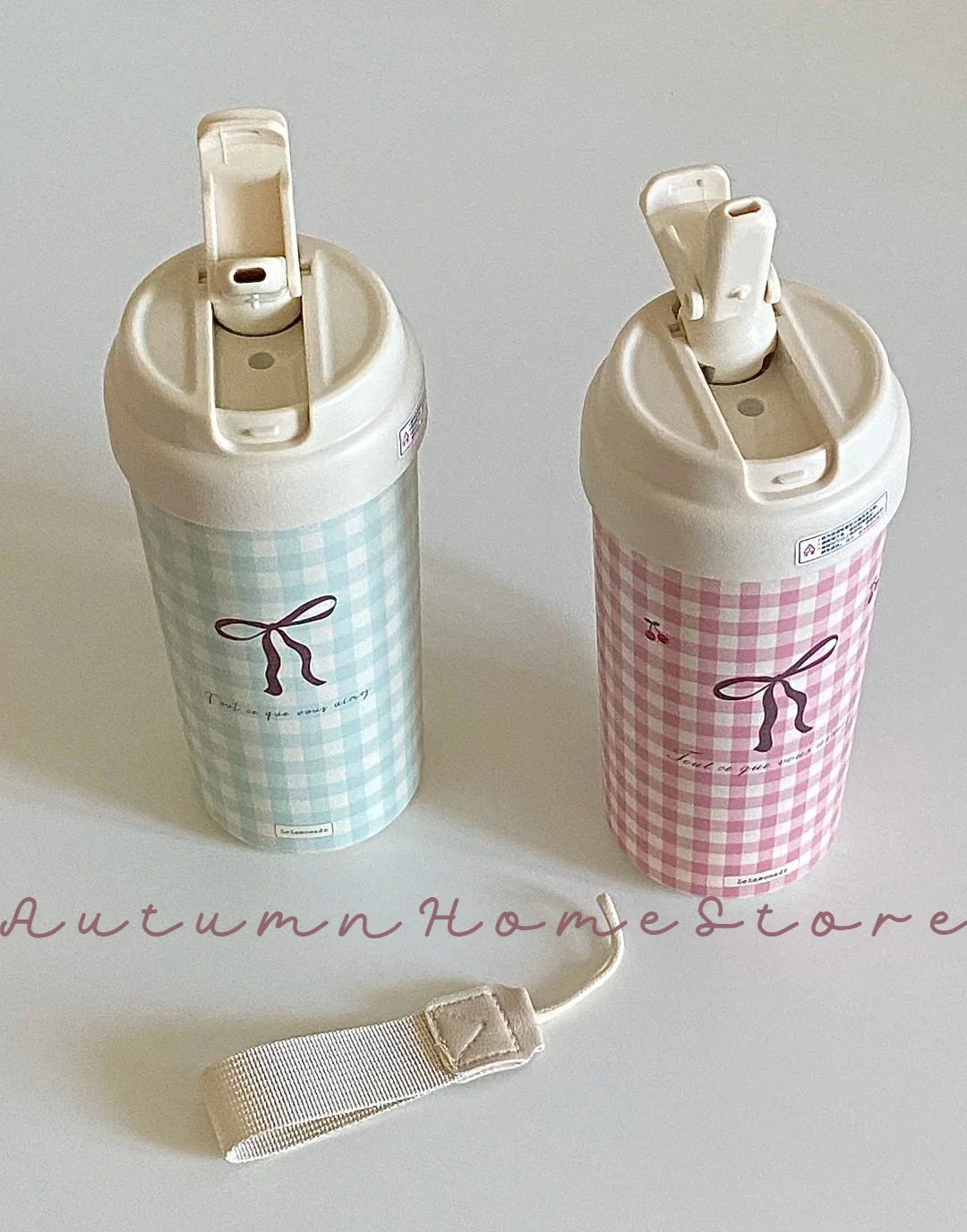 Insulated Cup for Women Large Capacity Portable Straw 316 Ceramic Inner Pot New Tea Separation Model