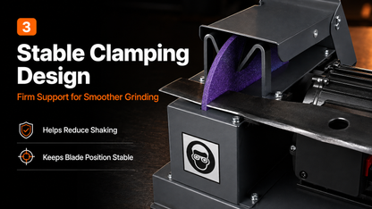 Electric Lawn Mower Blade Sharpener with Adjustable Angle