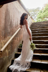 Your Beloved Lace Maxi Dress White