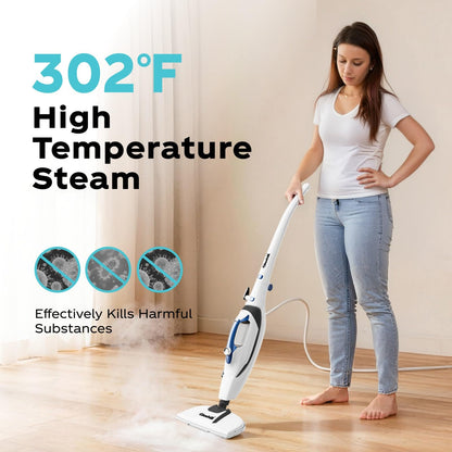 Steam Mop & Handheld Steam Cleaner | 30-Second Fast Heat, Chemical-Free Deep Cleaning