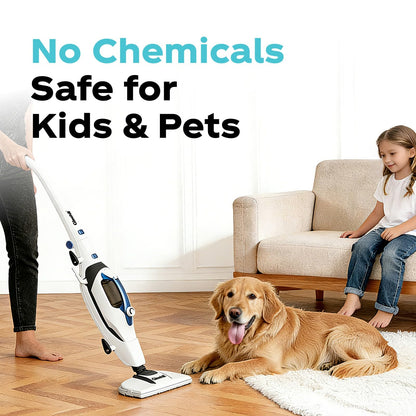 Steam Mop & Handheld Steam Cleaner | 30-Second Fast Heat, Chemical-Free Deep Cleaning