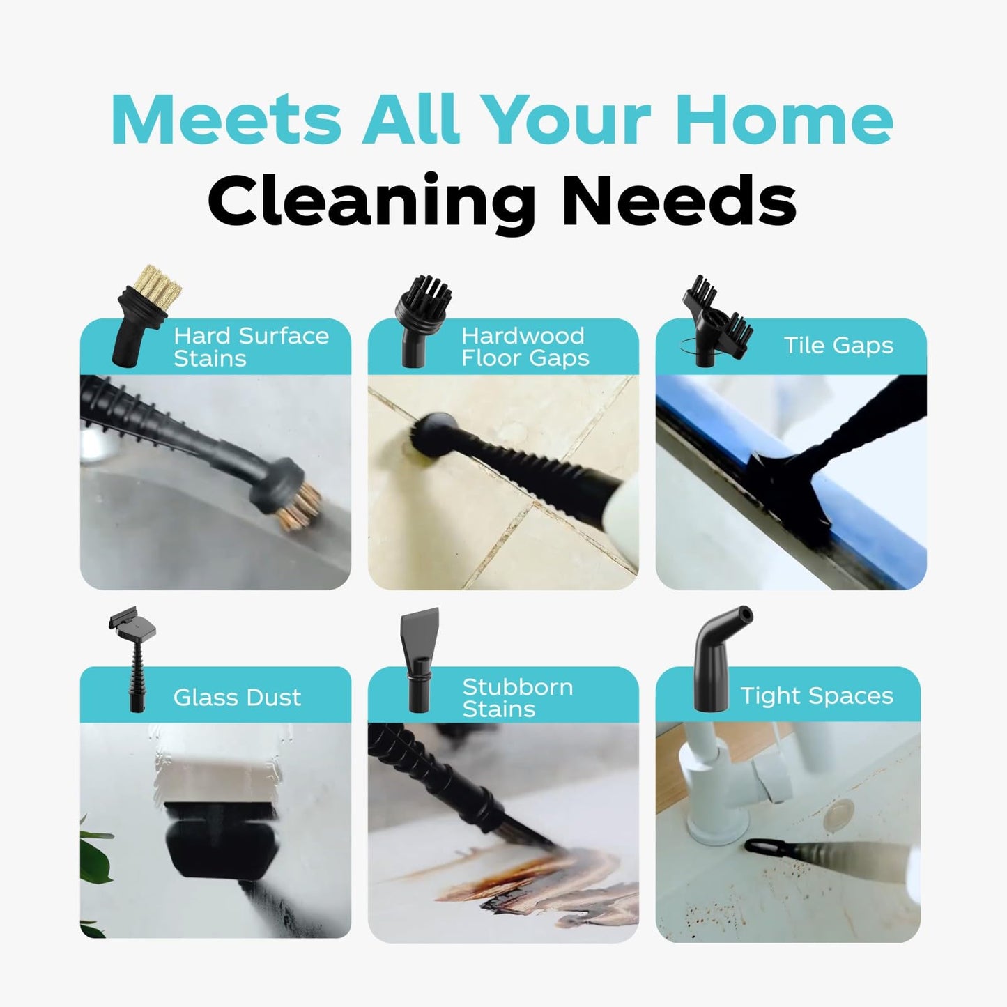 Steam Mop & Handheld Steam Cleaner | 30-Second Fast Heat, Chemical-Free Deep Cleaning