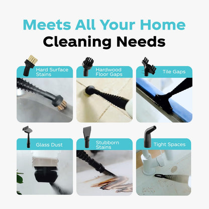 Steam Mop & Handheld Steam Cleaner | 30-Second Fast Heat, Chemical-Free Deep Cleaning