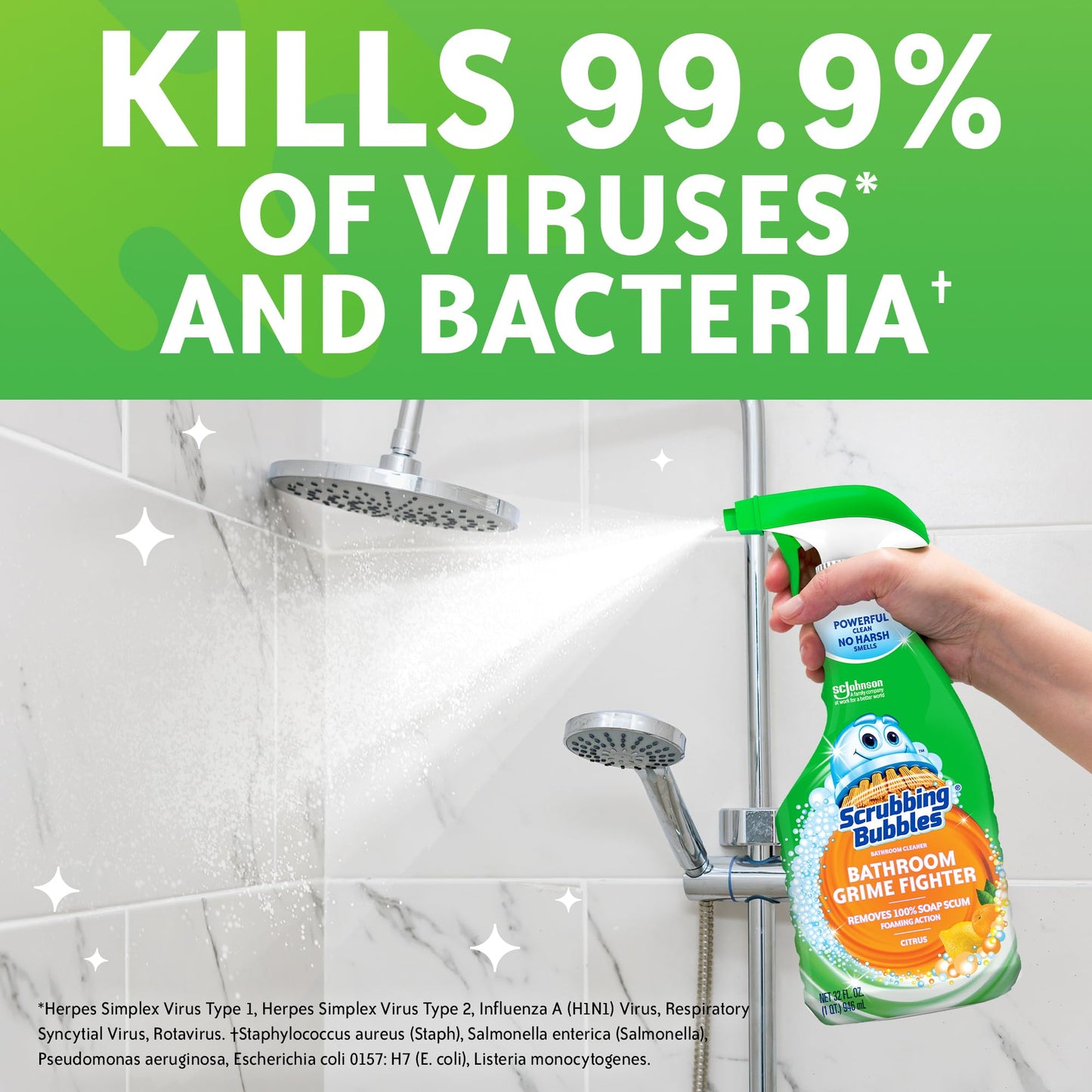 Bathroom Grime Fighter Cleaning Spray