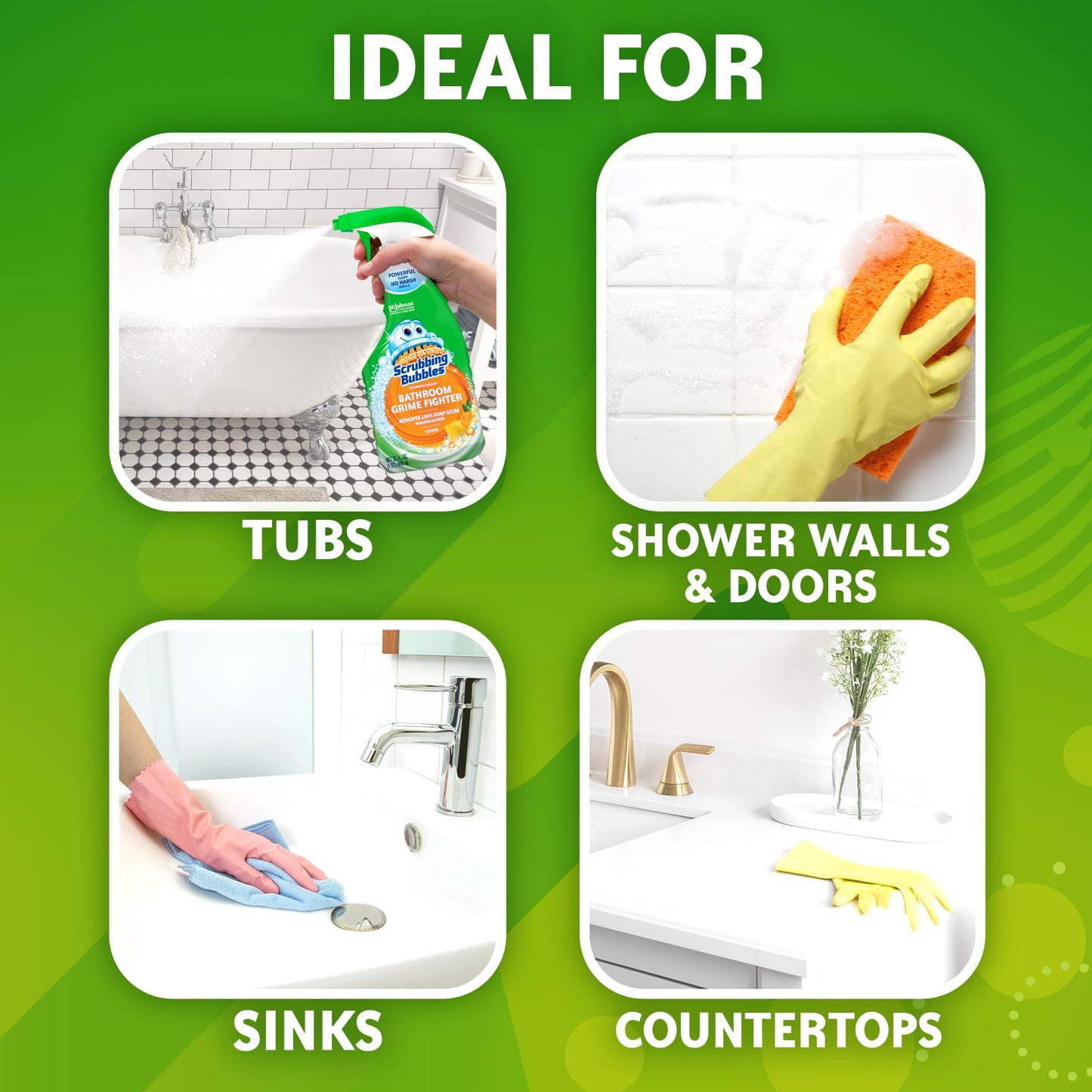 Bathroom Grime Fighter Cleaning Spray