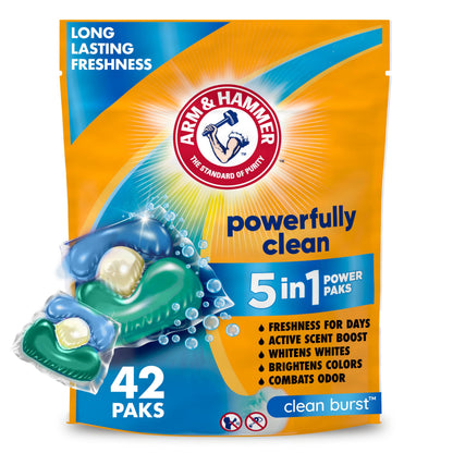 5-in-1 Laundry Detergent Power Paks