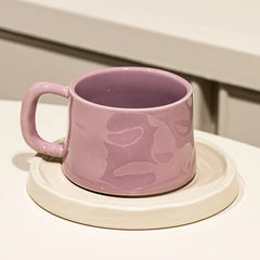 Ceramic Mugs Retro Coffee Cups and Saucers Exquisite Afternoon teacup Breakfast Milk Mug Girl Gift Coffee Cup Office Water cups