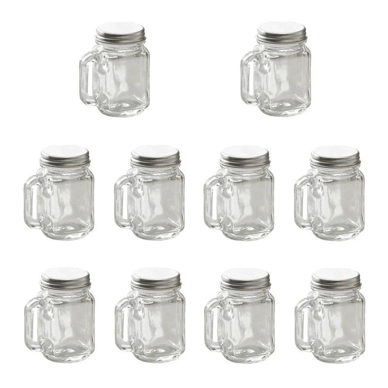 35ML Mini Coffee Concentrate Sub-bottling Sealed Jar Leakproof Coffee Milk Honey Bottle Small Sample Wine Cup Storage Glass