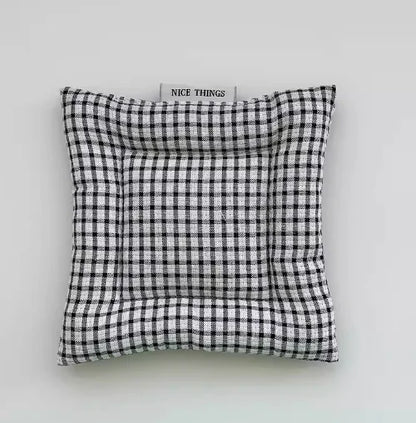 Homemade Korean Style Cotton Checkered Insulation Mat Cup Mat Flower Pot Mat Square Table Mats
