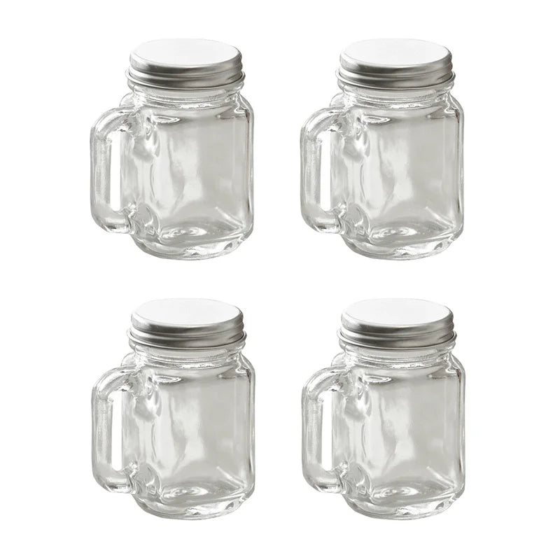 35ML Mini Coffee Concentrate Sub-bottling Sealed Jar Leakproof Coffee Milk Honey Bottle Small Sample Wine Cup Storage Glass
