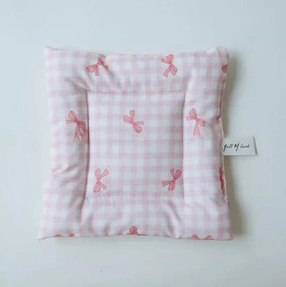 Homemade Korean Style Cotton Checkered Insulation Mat Cup Mat Flower Pot Mat Square Table Mats
