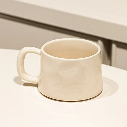Ceramic Mugs Retro Coffee Cups and Saucers Exquisite Afternoon teacup Breakfast Milk Mug Girl Gift Coffee Cup Office Water cups