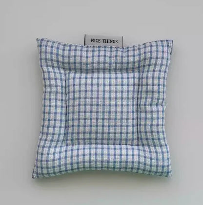 Homemade Korean Style Cotton Checkered Insulation Mat Cup Mat Flower Pot Mat Square Table Mats