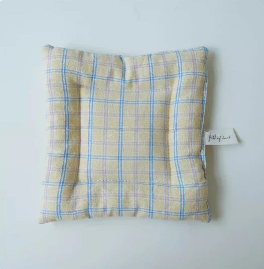 Homemade Korean Style Cotton Checkered Insulation Mat Cup Mat Flower Pot Mat Square Table Mats