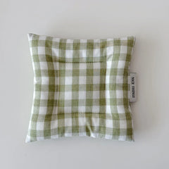 Homemade Korean Style Cotton Checkered Insulation Mat Cup Mat Flower Pot Mat Square Table Mats