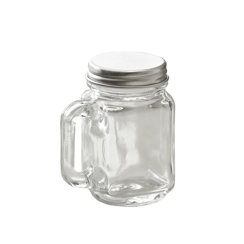 35ML Mini Coffee Concentrate Sub-bottling Sealed Jar Leakproof Coffee Milk Honey Bottle Small Sample Wine Cup Storage Glass