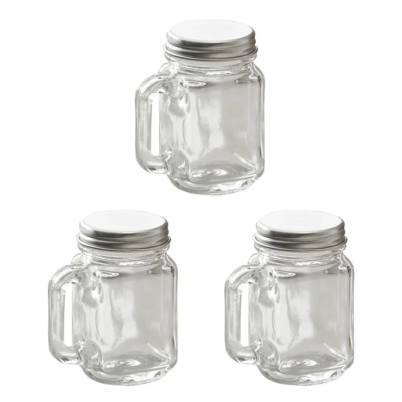35ML Mini Coffee Concentrate Sub-bottling Sealed Jar Leakproof Coffee Milk Honey Bottle Small Sample Wine Cup Storage Glass