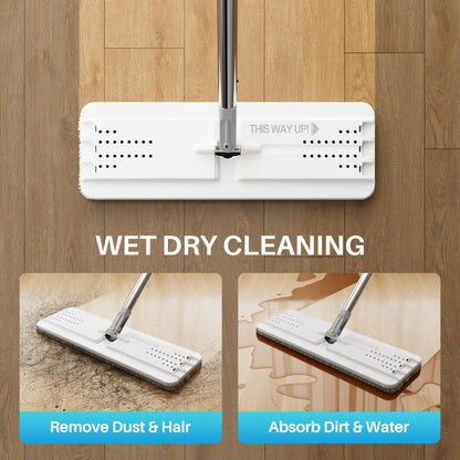 Hands-Free Flat Mop & Bucket Set